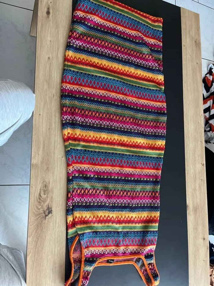 Robe multicolore
