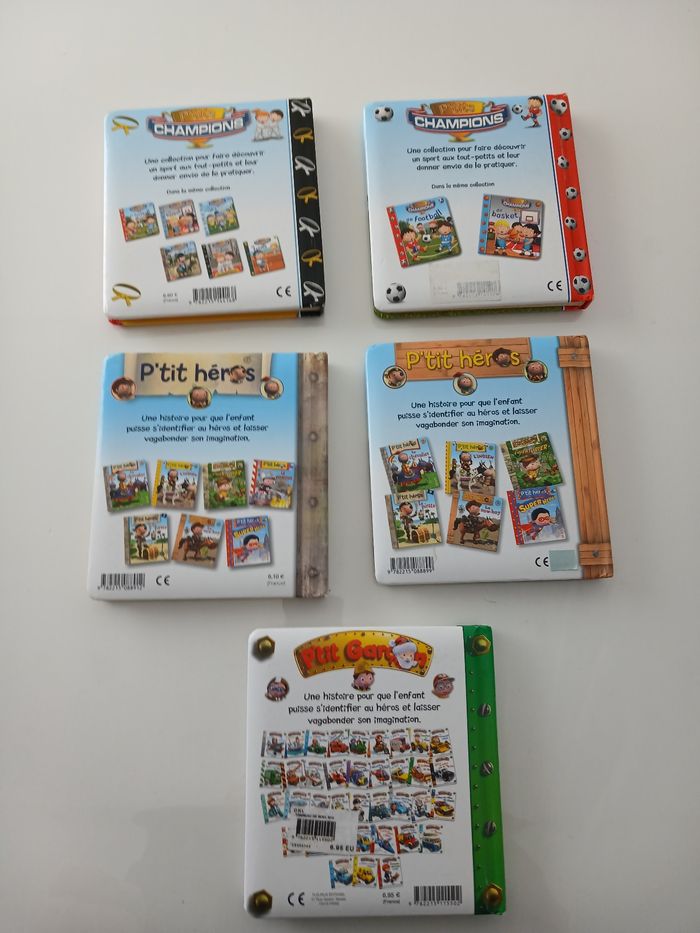 Lot de 5 livres pour enfants - Collection Fleurus (P'tit Garçon / P'tit Héros) - photo numéro 2