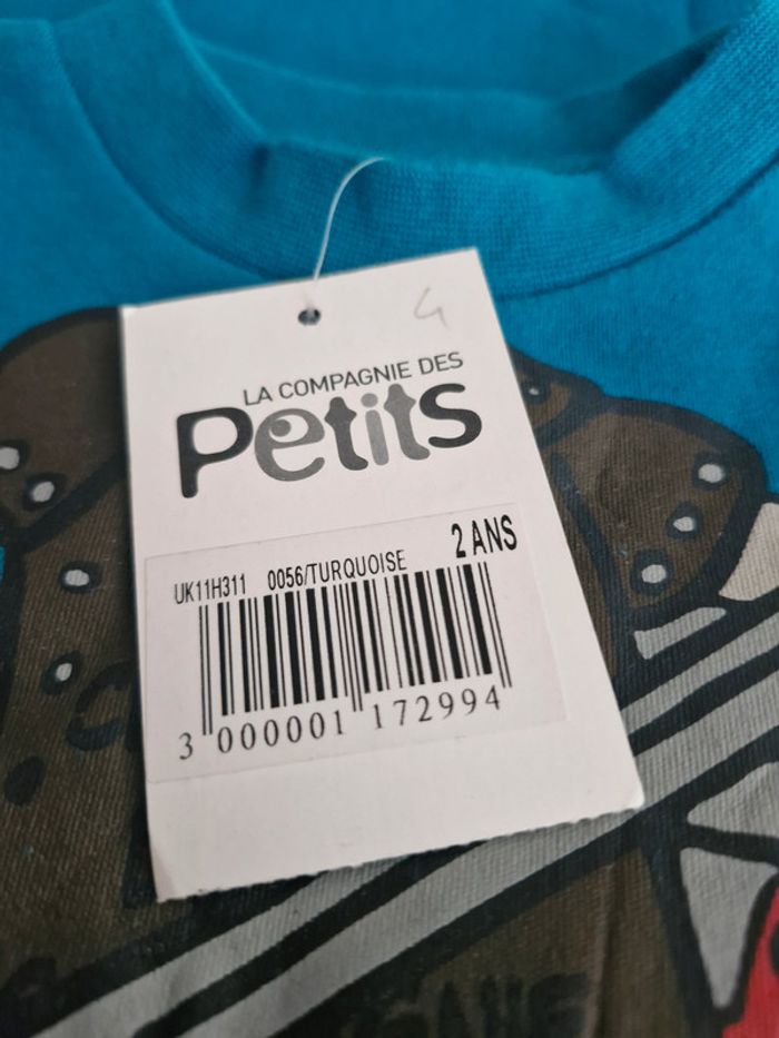 T-shirt manches longues enfant 2 ans La compagnie des petits Coton - photo numéro 3