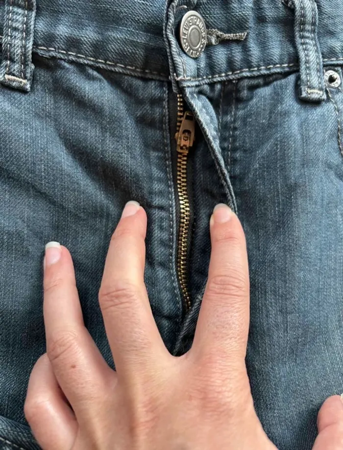 Jean homme levi’s 514 straight - droit bleu marine gris style délavé taille W30 M/40 L30 Y2K 2000s - photo numéro 7