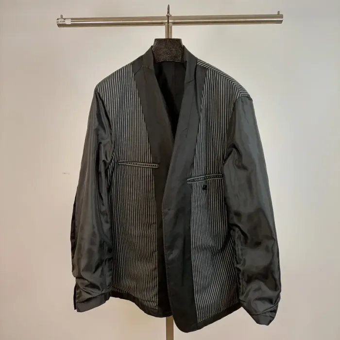 Veste de costume noir Izac- Taille L Coton et polyamide A485 - photo numéro 9