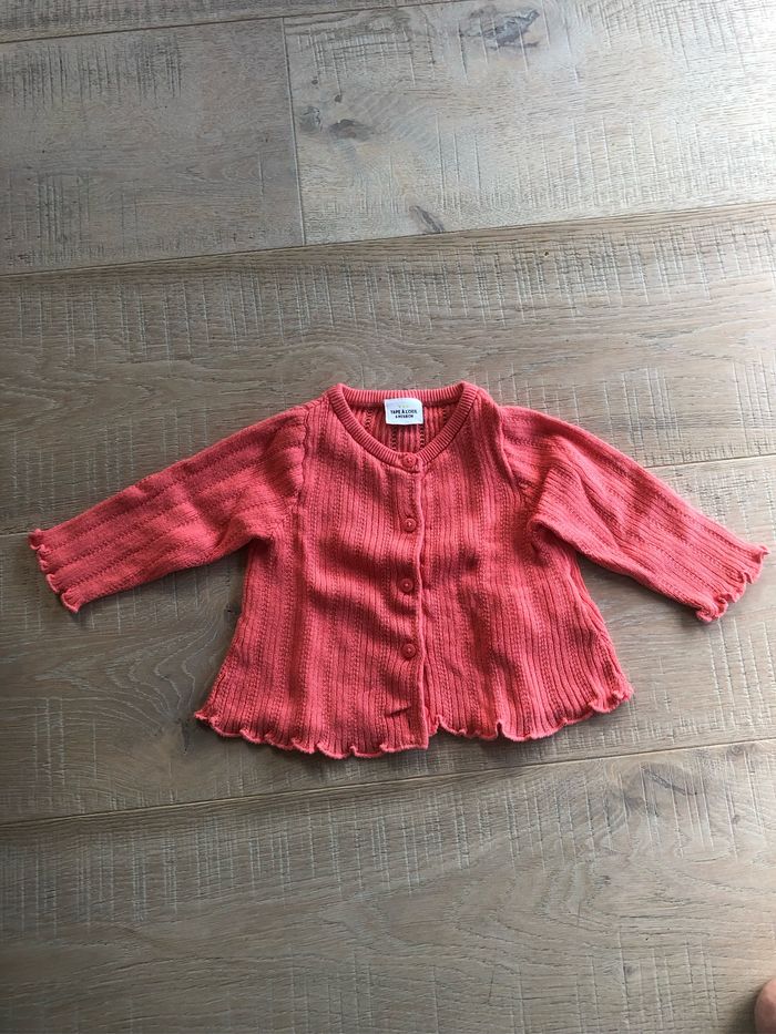 Gilet Corail - bébé fille - 6 mois