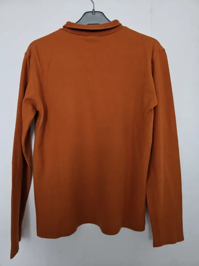 Pull à col roulé unisexe - Taille 13 ans (158cm) - Idexe - Orange - photo numéro 4