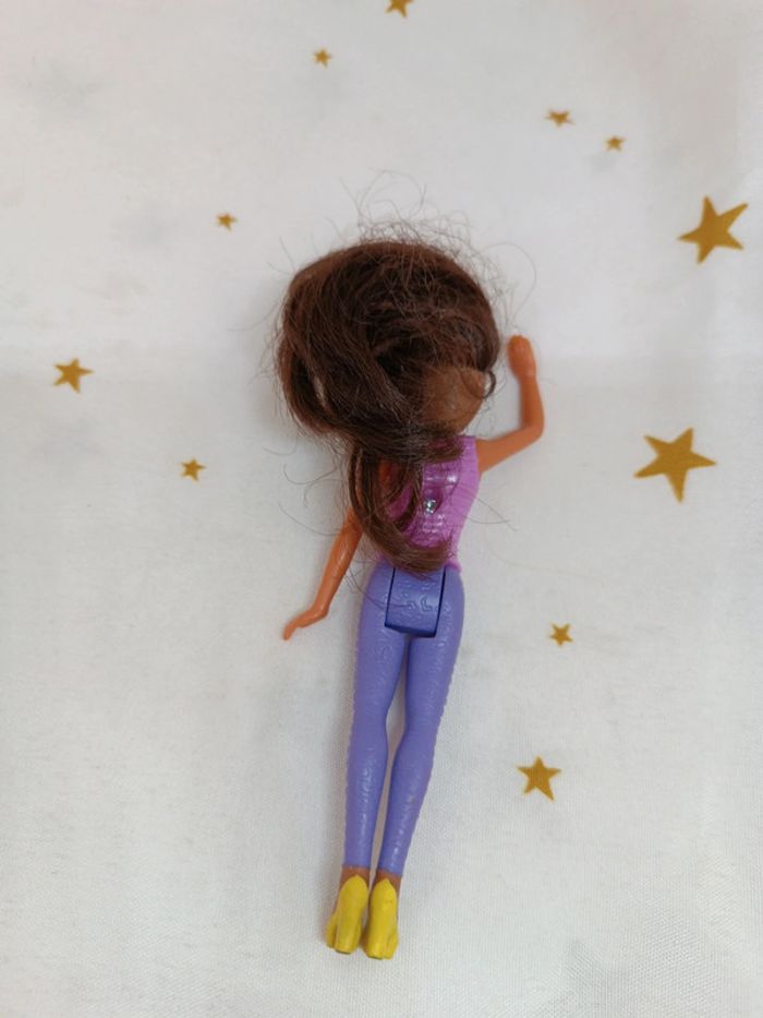 2015 McDo happy meal McDonald's Macdonald poupée black noir barbie figurine articulée violet parme - photo numéro 4