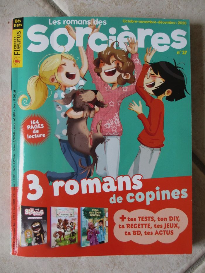 Lot de 3 magazines Le roman des Sorcières n° 27, 30 et 31 - Fleurus - photo numéro 3