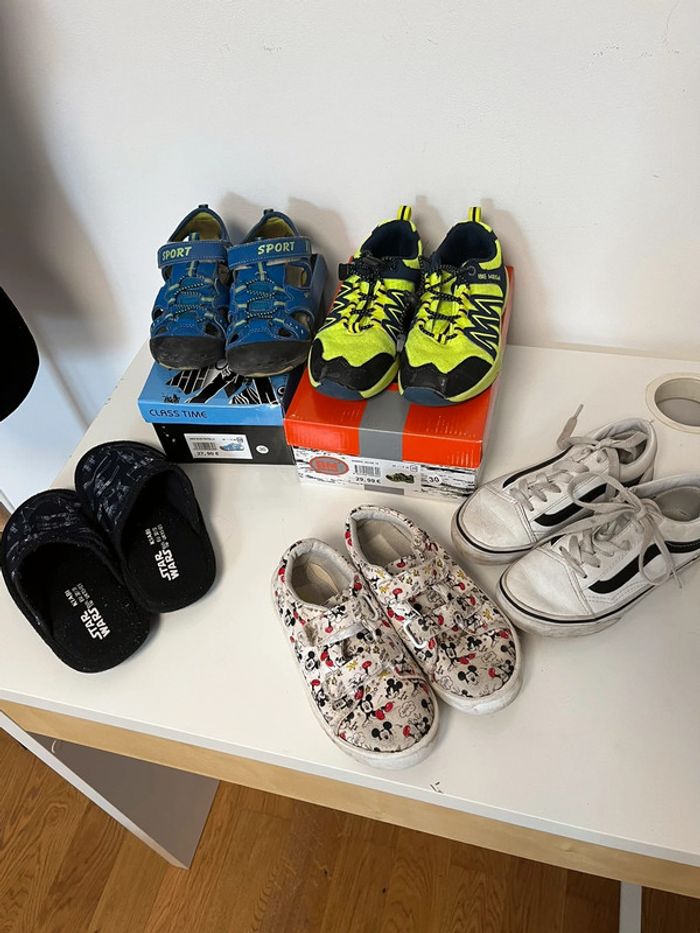 Lot chaussures demi saison 30