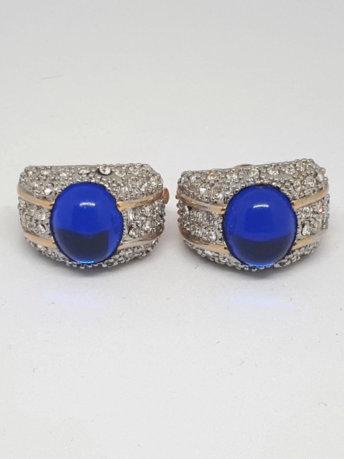 Très élégant boucles d'oreilles année 1950 - photo numéro 2