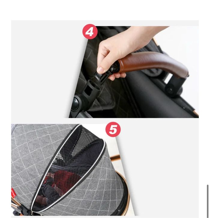 Poussette  importer made in china pour bébé tendance, Solide et confortable à prix cassé - photo numéro 4