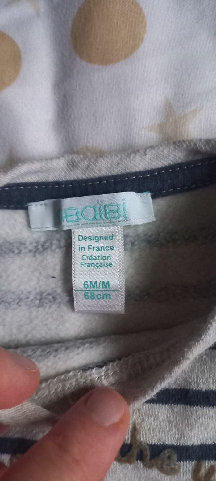 Sweat Okaidi 6 mois - photo numéro 3