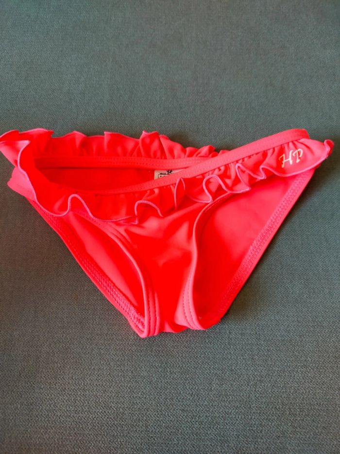 Bas de maillot fille 2 ans – Rose à volants – Haute Pression – Neuf avec étiquette