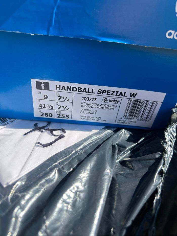 Chaussures Adidas Handball Spezial W, bleue et neuve - photo numéro 10