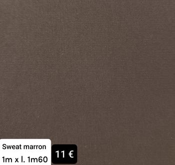 Sweat marron foncé