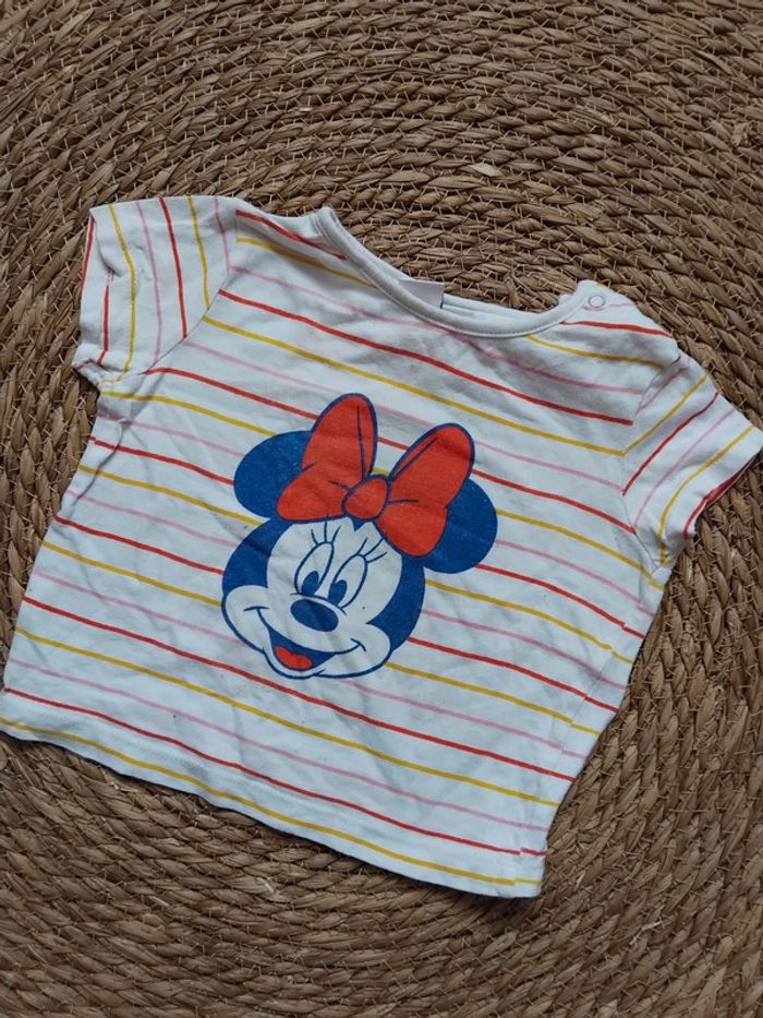 Tee-shirt Minnie, Disney, 12 mois
