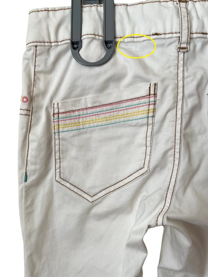 Pantalon blanc léger et stretch - Kenzo Kids 6 ans (116cm) - photo numéro 8