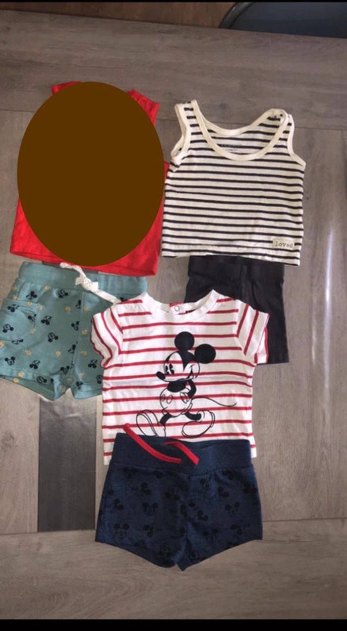 Lot ensemble short t-shirt