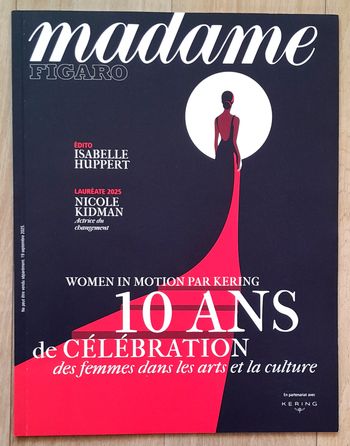 Magazine Madame Figaro septembre 2025