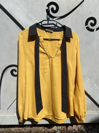 Chemisier Jaune Moutarde Lady Lol Taille 36
