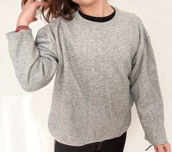 Sweat uni gris dpam 10 ans