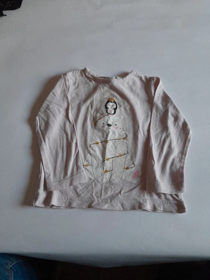 T-shirt ours polaire et pingouin