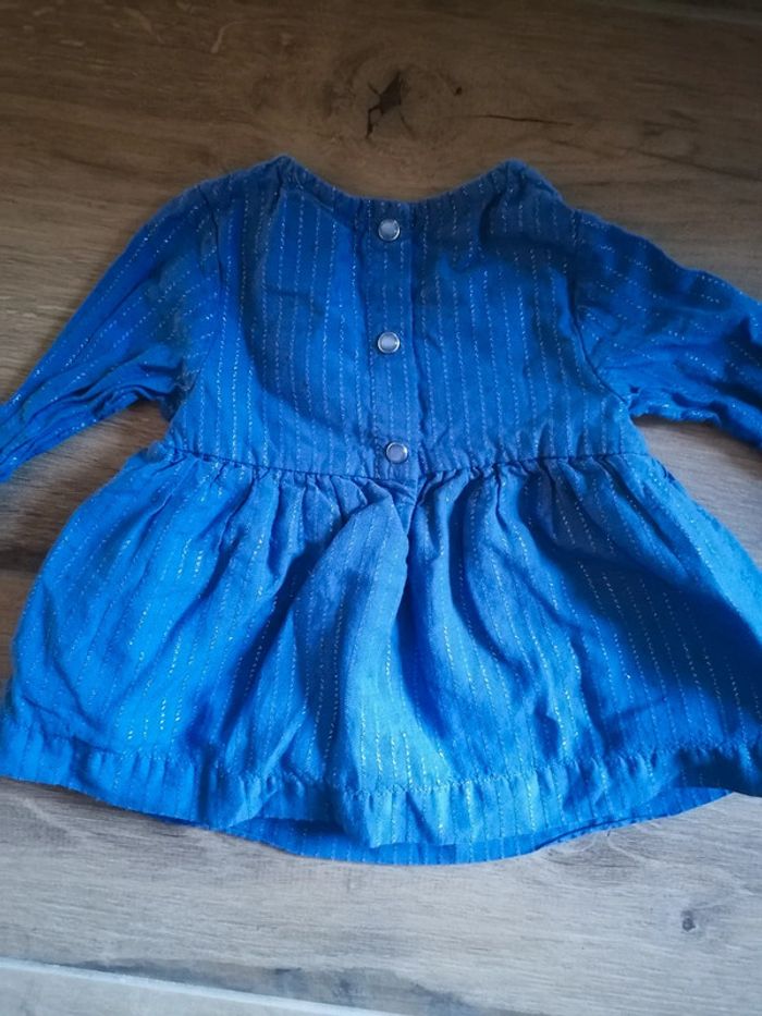 Robe bleu/argenté - photo numéro 2