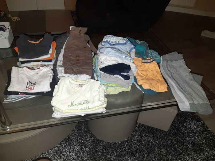 Lot vêtements bébé garçon