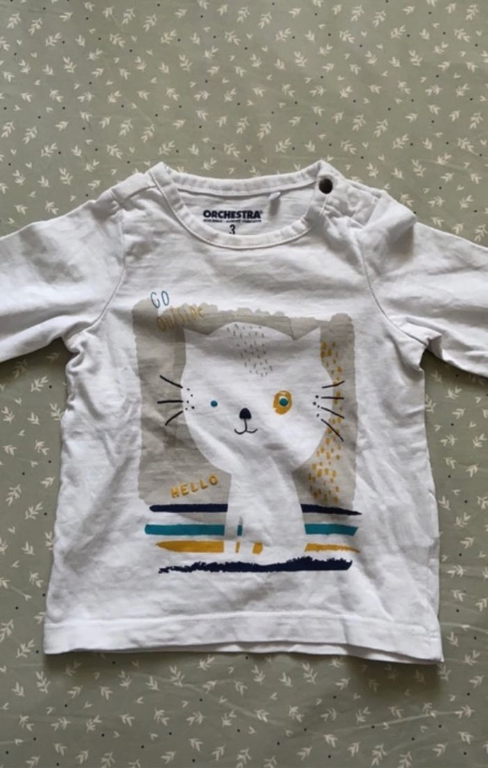 Lot de 5 tee-shirt manches longues 3 mois - photo numéro 6