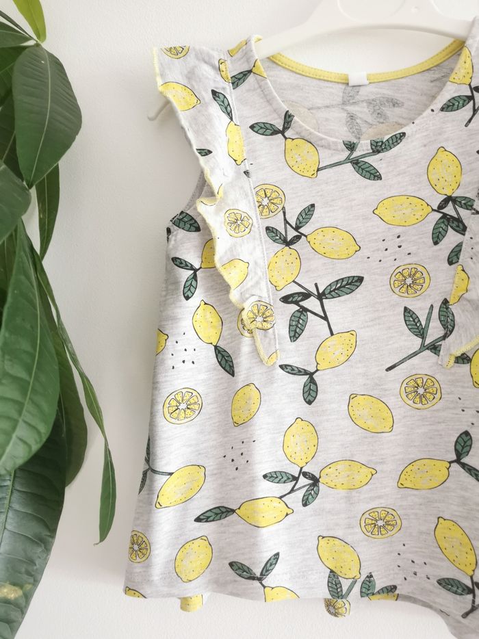 Top, débardeur citrons Zeeman Taille 3/4 Ans - photo numéro 7