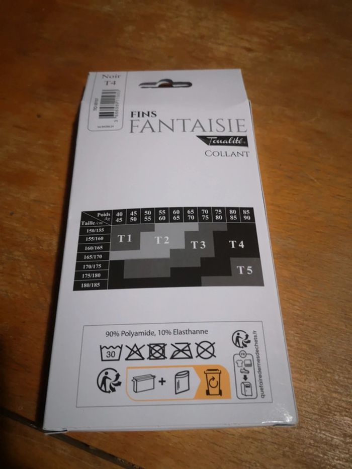Collant fin fantaisie neuf - photo numéro 3