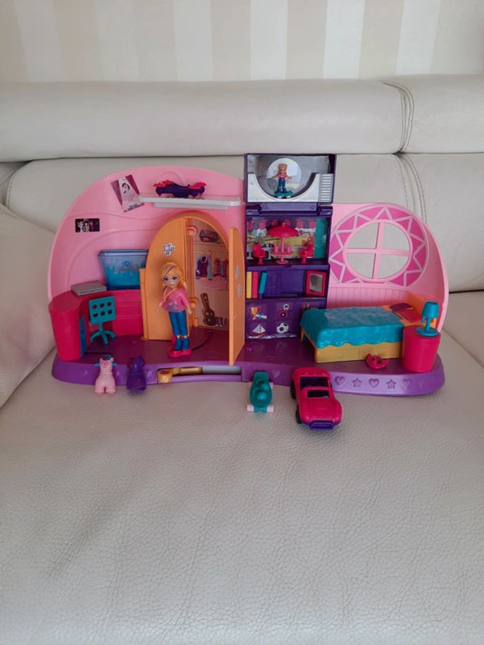 La chambre métamorphose Polly Pocket avec 1 grande figurine et 1 mini figurine - photo numéro 2