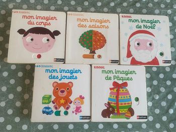 Lot de 5 livres Kididoc 1 à 3 ans