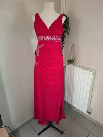 Robe de soirée fushia