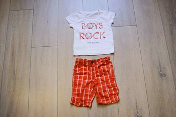 Ensemble short et maillot. Garçon 2 ans. Marque In Extenso