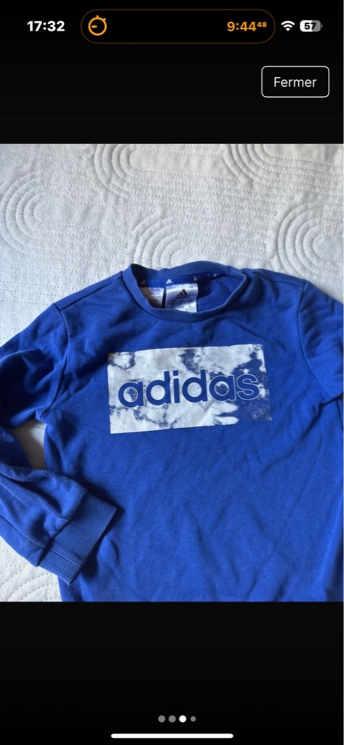 Pull adidas 3 ans très bon état - photo numéro 3