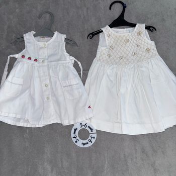 Lot de 2 robes bébé fille 3 mois