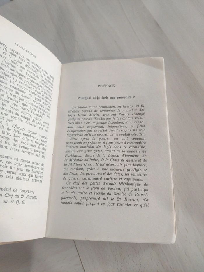 Livre poche première guerre mondiale service secret à l'écoute devant Verdun - photo numéro 10