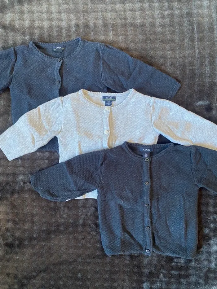 Lot de 3 gilets