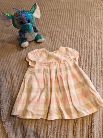 Robe Mayoral 3 mois rose et crème