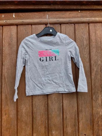 Tee-shirt manche longue fille 4 ans kiabi