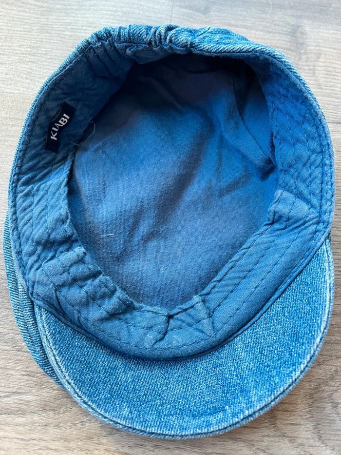 Casquette béret couleur jean 43cm Kiabi - photo numéro 3