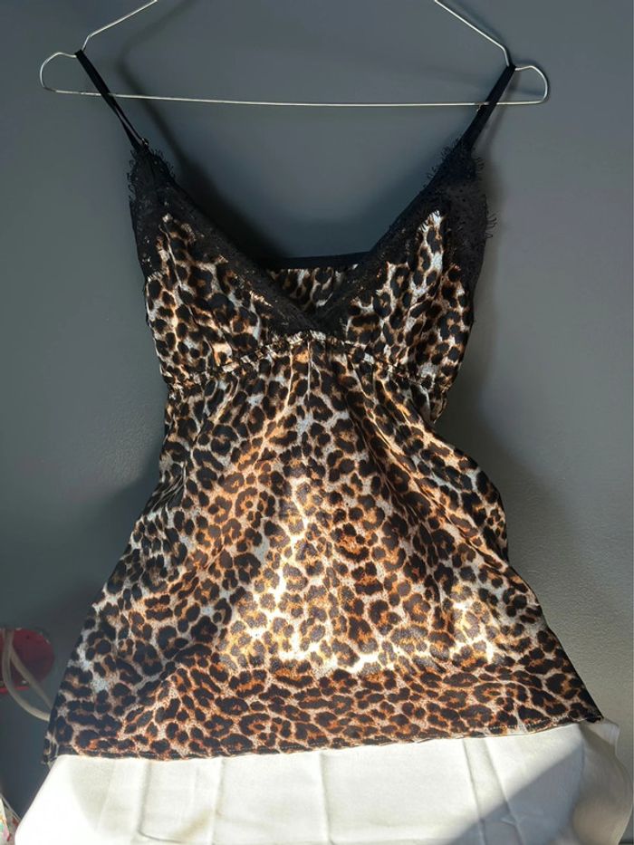 Haut nuisette léopard
