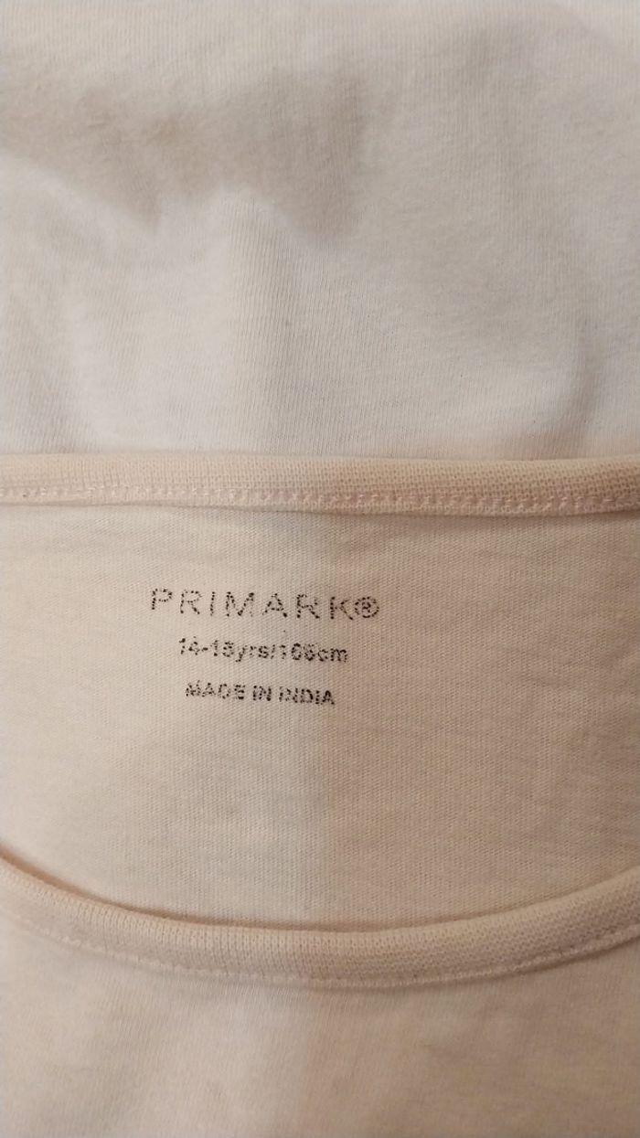 Tee-shirt fille 14/15 ans Primark - photo numéro 4