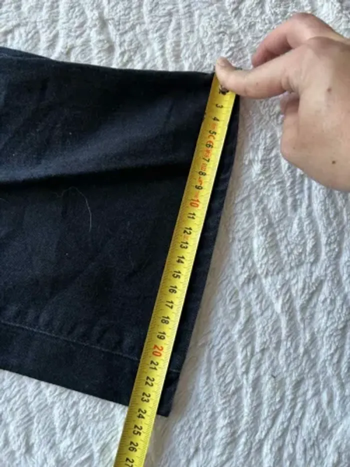 Jean Levi’s Curvy Cut bootcut évasé femme Noir US 8M / FR 38-40 Rare modèle US 2000s y2k - photo numéro 19