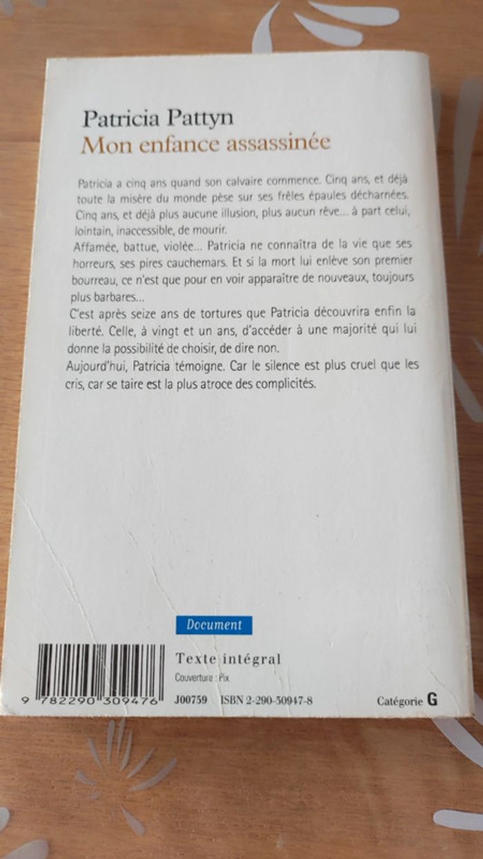 Mon enfance assassinée - photo numéro 2