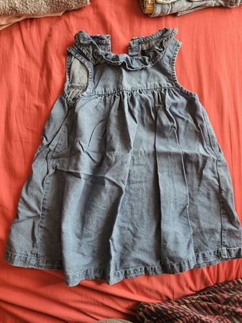 Robe jeans fluide