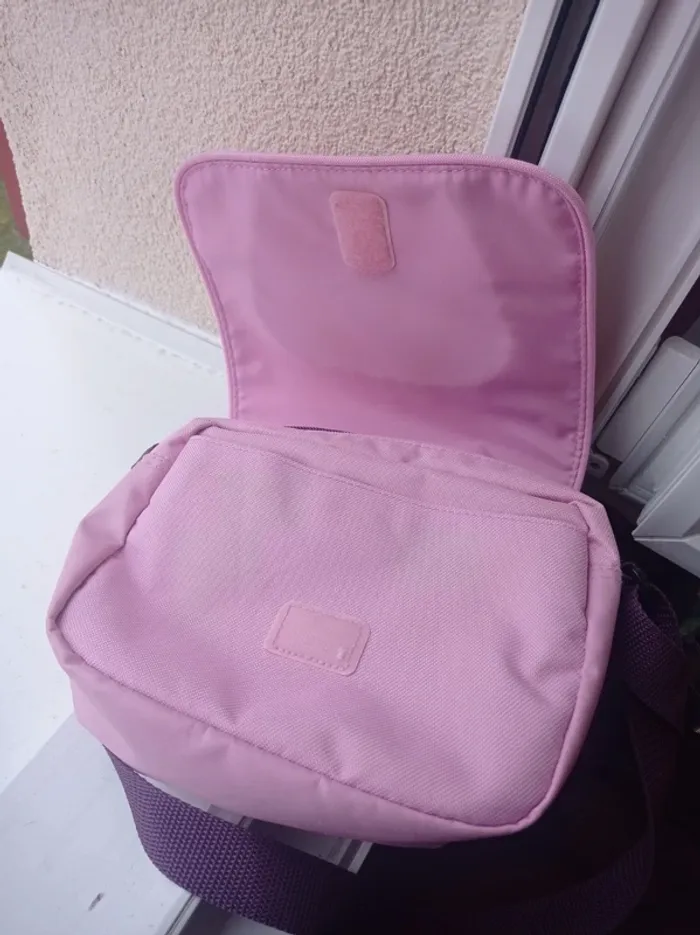 Sac bandoulière rose et violet Puma - photo numéro 3