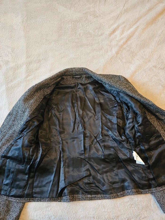 Veste blazer Caroll Taille 38 - photo numéro 7