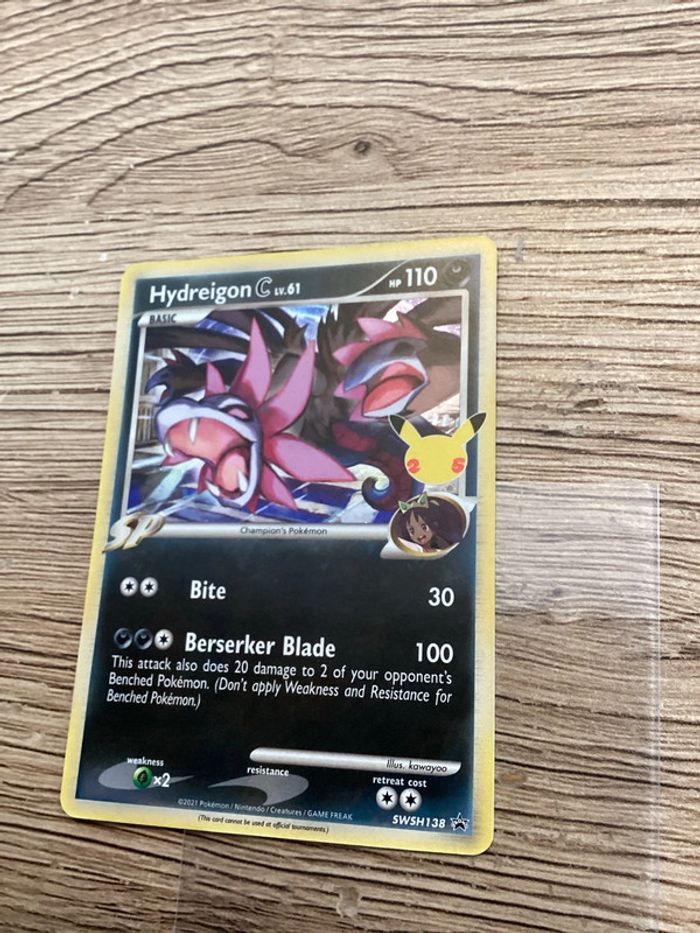 carte Pokémon swsh138 hydreigon célébration 25ans anglais ANG - photo numéro 3