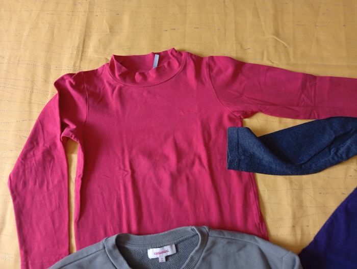 Lot de 3 vêtements assortis : 2 tee shirt + 1 sweat Catimini 6 ans garçon - photo numéro 3