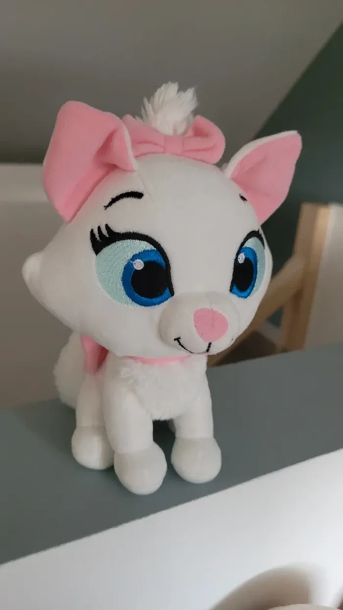 Peluche chat Marie disney - photo numéro 2