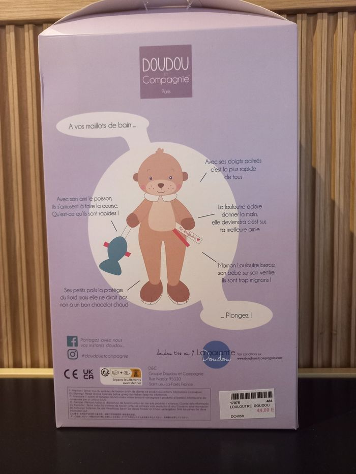 Doudou et compagnie Ma petite louloutre - photo numéro 2